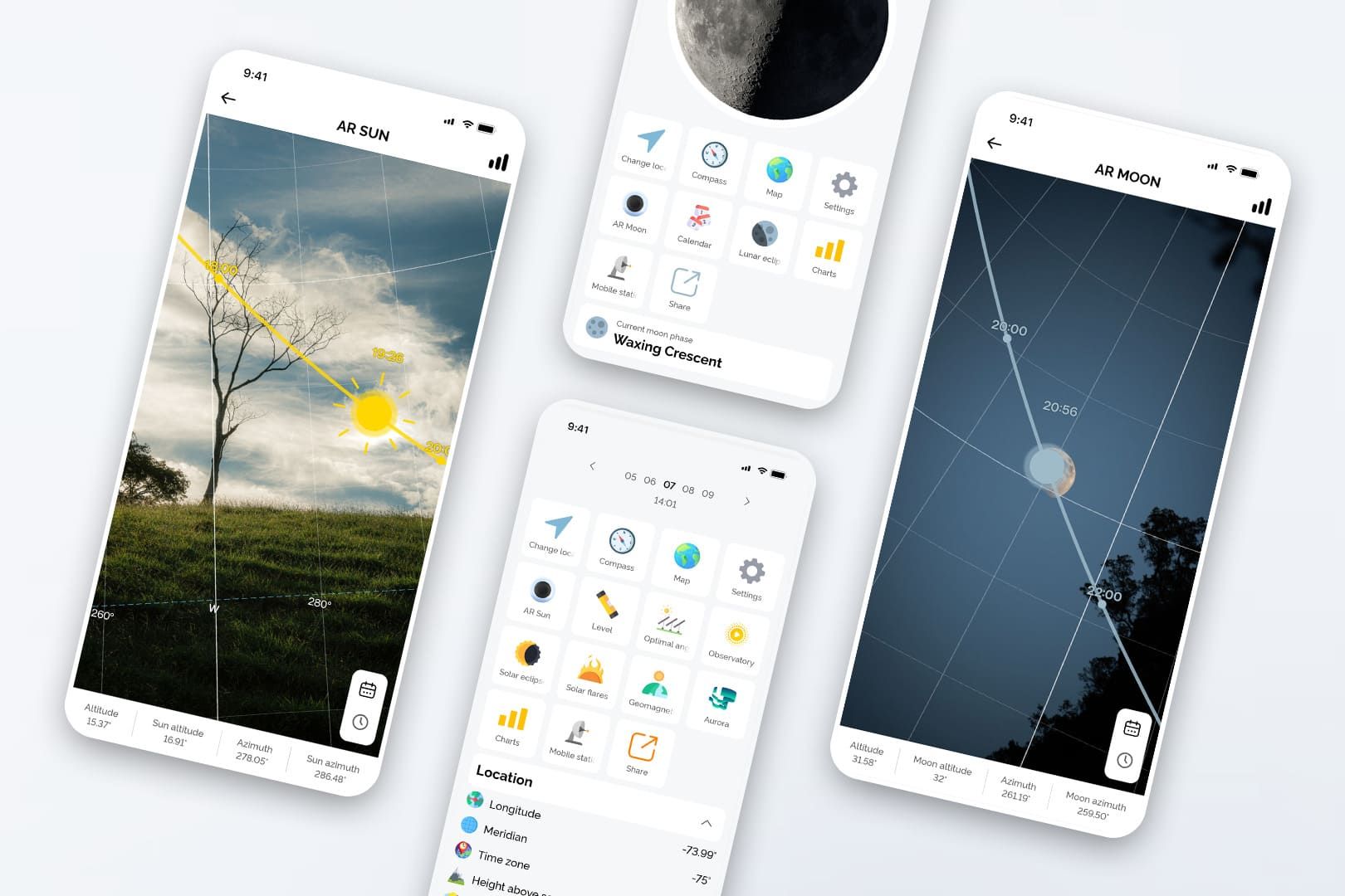 AR Camera for Sungres and Moongres